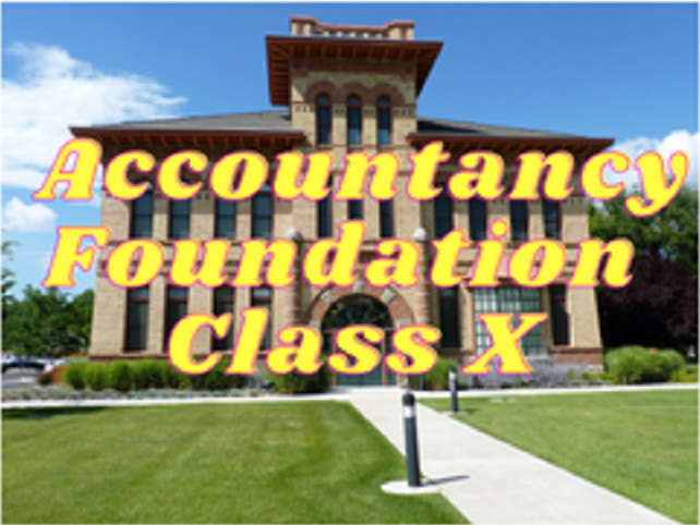 Accountancy (Foundation) - Class X